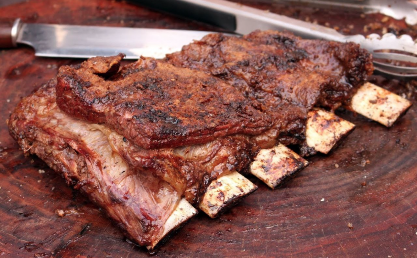 Costela na brasa? Sim, e fica uma delícia!